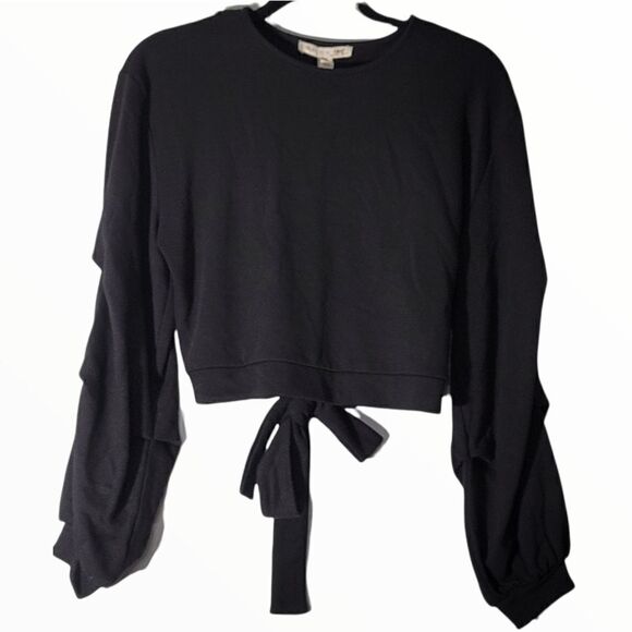 Culpos x INC culposII cutout-back  sweatshirt black size xsmall - Picture 3 of 12